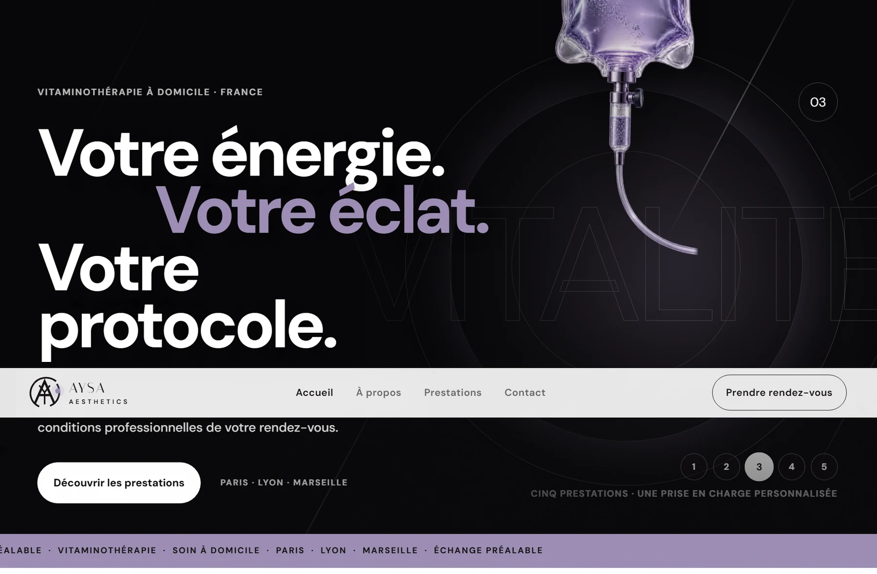 Aysa Aesthetics sur ordinateur