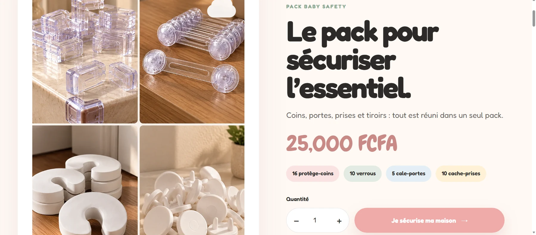 Baby Safety — seconde capture desktop