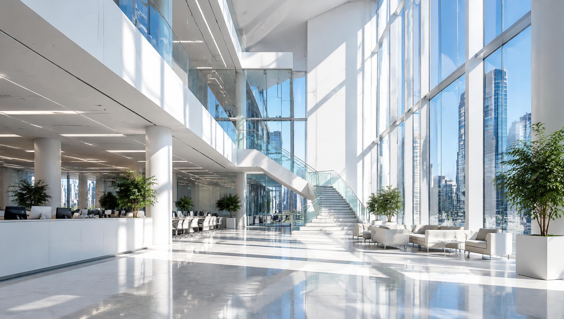 Bright contemporary architecture