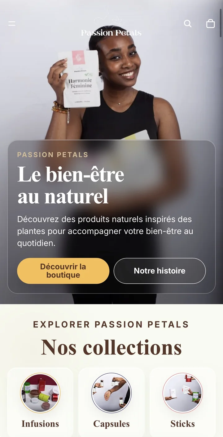 Passion Petals sur mobile